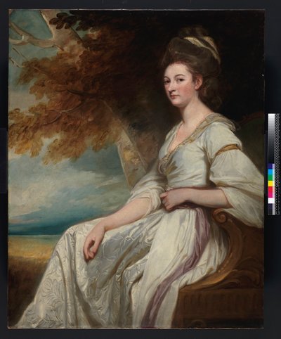 ビールボンネル夫人の肖像、1779年〜1780年 作： George Romney