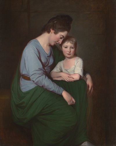 アン・ウィルソンと娘のシビル 作： George Romney