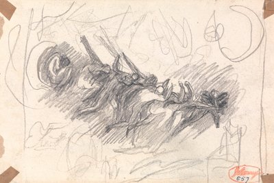 キリストの誘惑のために悪魔を攻撃する 作： George Romney