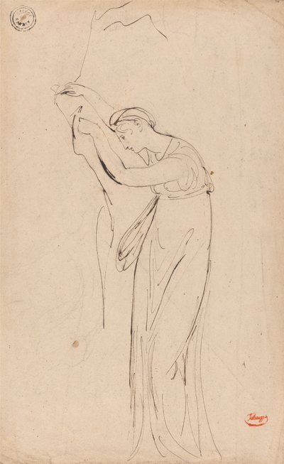 古典的なニンフ 作： George Romney