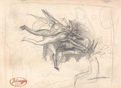 キリストの誘惑を受ける悪魔たち 作： ジョージ・ロムニー