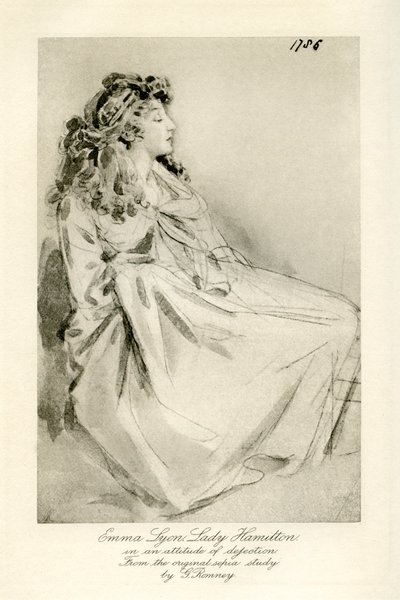 エマ・レディ・ハミルトン 作： George Romney