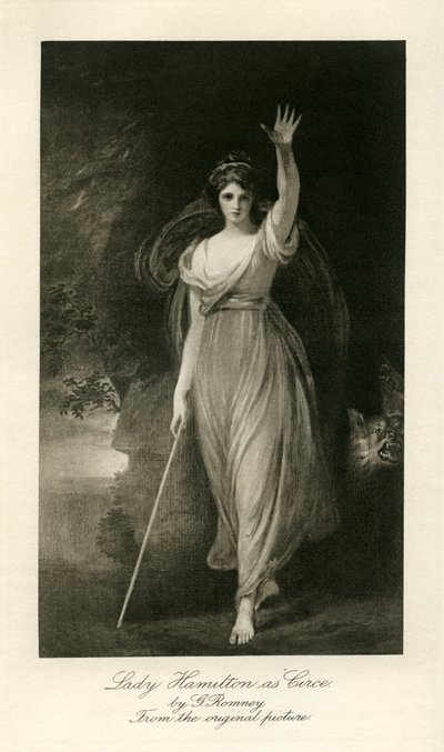 エマ・レディ・ハミルトン 作： George Romney