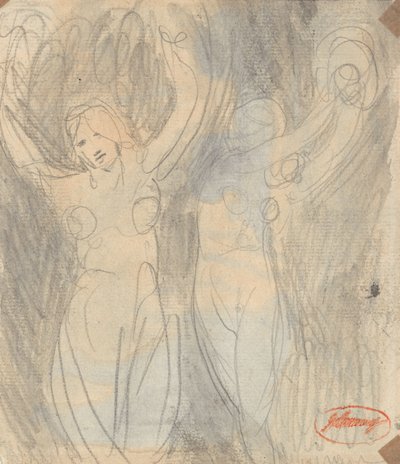 女性フィギュア 作： ジョージ・ロムニー