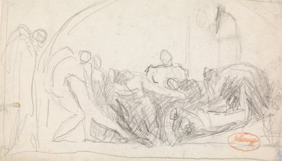 フィギュアの構成研究 22 作： George Romney