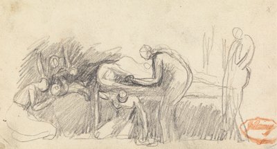 Estudo de composição de figuras 23 作： George Romney