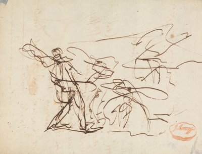 Estudo de composição de figuras 25 作： George Romney