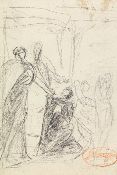 図構成研究 40 作： George Romney
