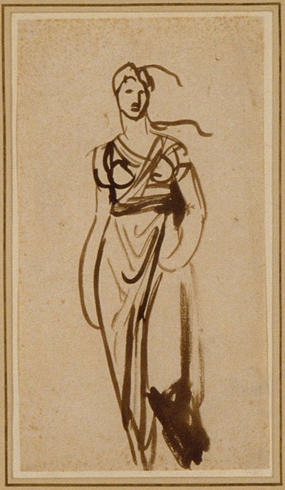 女性の姿 作： George Romney