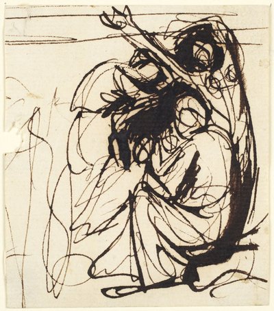 苦しむ人々の群像 作： George Romney