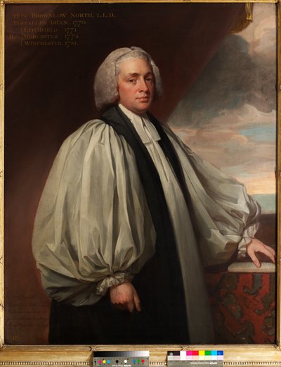 ジョン・ブラウンロー・ノース（1770～1771年カンタベリー学部長） 作： George Romney