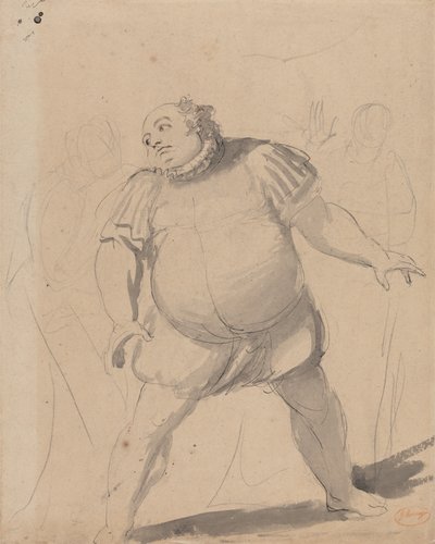 ジョン・ヘンダーソン（ファルスタッフ役） 作： George Romney