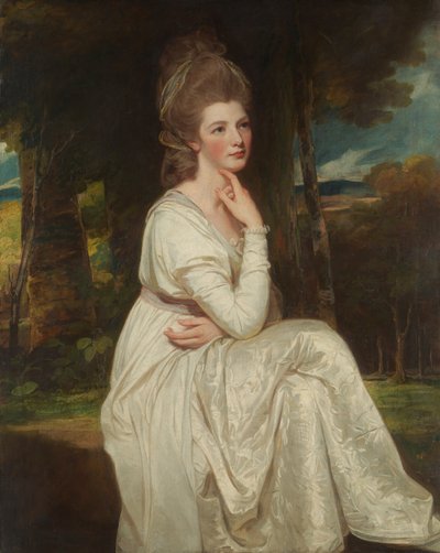 エリザベス・スタンリー夫人、ダービー伯爵夫人 作： George Romney