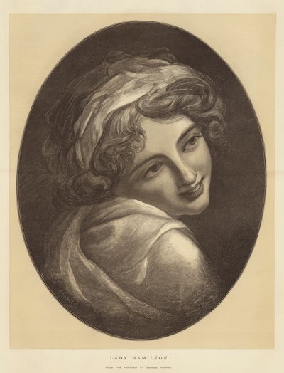 レディハミルトン 作： George Romney