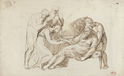 コーデリアによって目覚めたリア 作： George Romney
