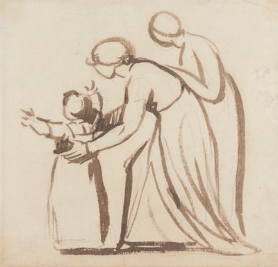 歩くことを学ぶ 作： George Romney