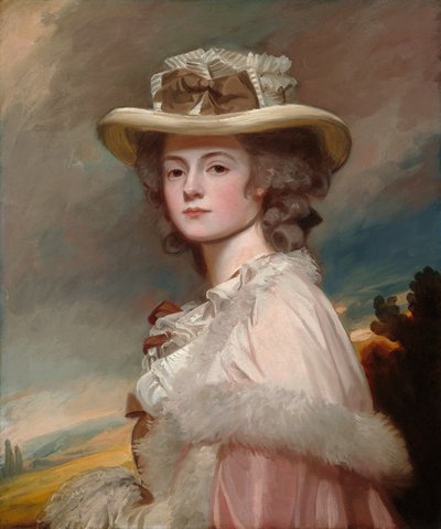 デイヴィス夫人 ダベンポート、1782～1784年。 作： George Romney