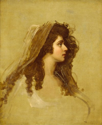 ミセス・シドンズ、c1784 作： George Romney