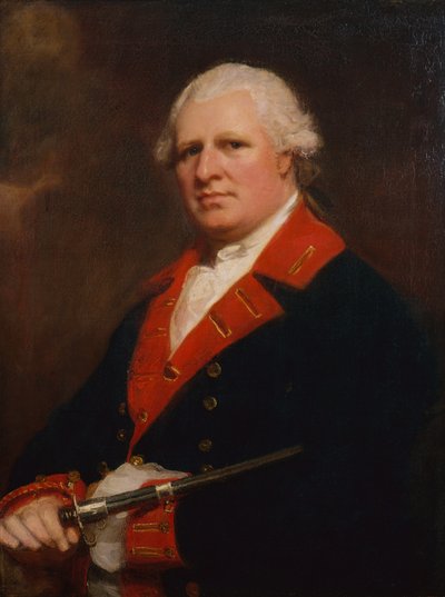 パトリック・ダフ大佐の肖像（キャンバスに油彩） 作： George Romney