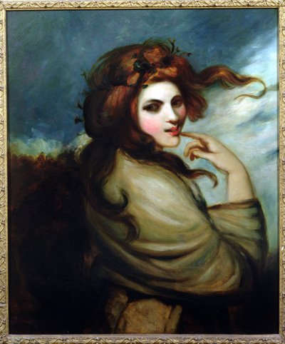エマ・ハミルトンの肖像（c.1765-1815） 作： George Romney