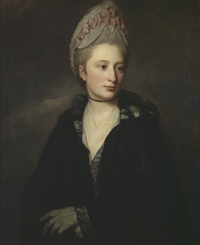 ジョージアナの肖像、レディグレヴィル、1771-72年頃 作： George Romney