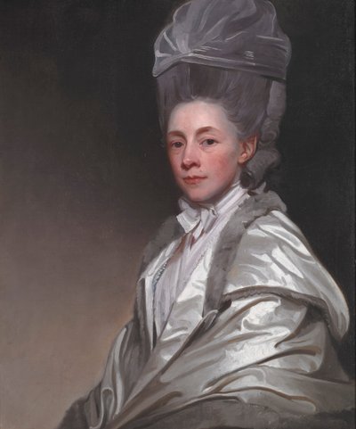 ジェーン・ドークス・ロビンソンの肖像画 作： George Romney