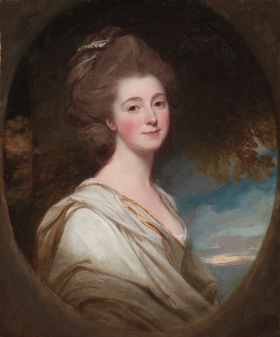 ジェーン・ホスキンスの肖像 1778-1780年頃 油彩・カンヴァス 作： George Romney