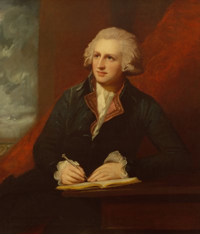ジョン・ブラックバーンの肖像（キャンバスに油彩） 作： George Romney
