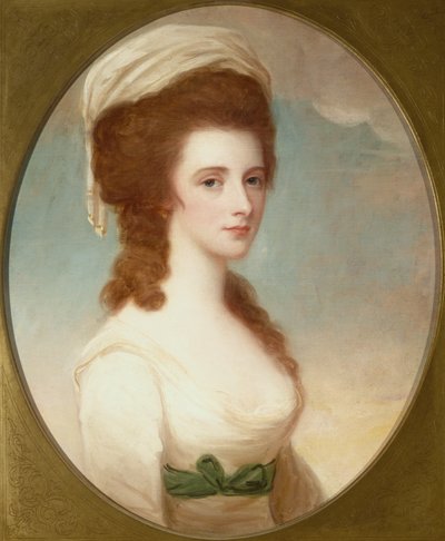 ミス・マライア・コプリーの肖像（オイル） 作： George Romney