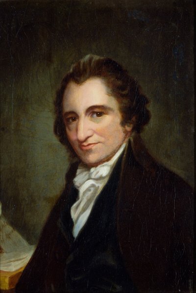 トーマス・ペインの肖像、1800 作： George Romney