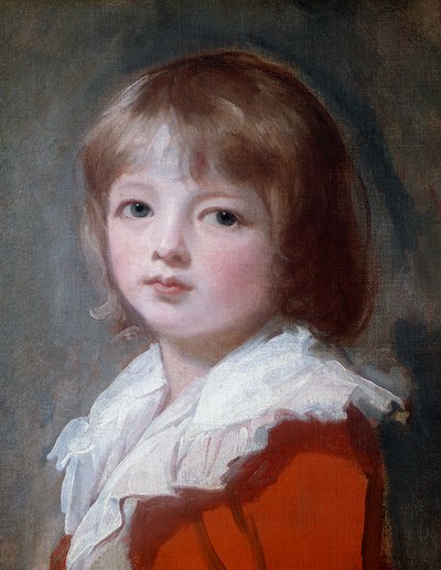 少年のポートレート 作： George Romney