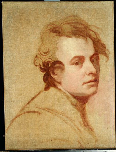 アーティストの肖像、バストの長さ 作： George Romney