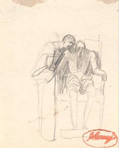 "老年期 "の2人の人物の可能性 作： ジョージ・ロムニー