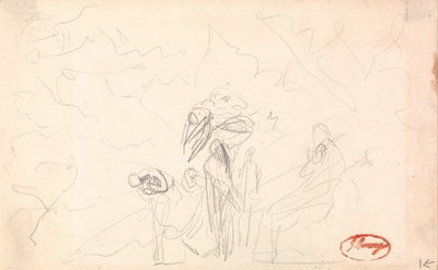 空飛ぶ人物を持つ人物グループの可能性 作： George Romney