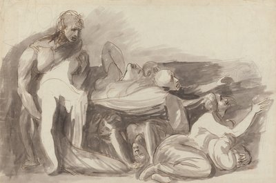 刑務所の情景 作： George Romney