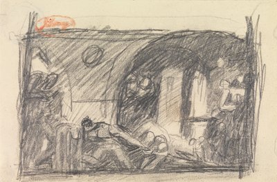 刑務所の情景 作： George Romney