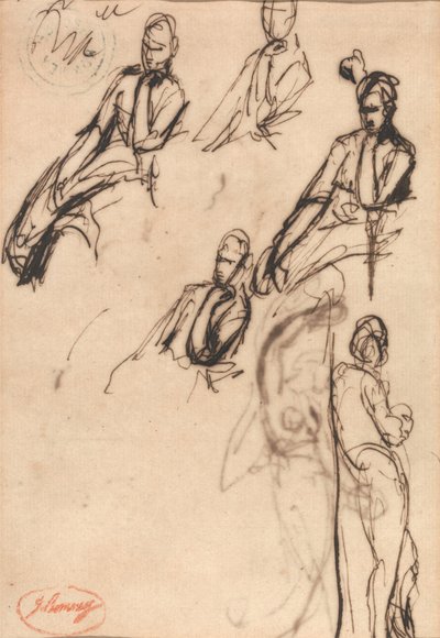 座像と立像 作： George Romney