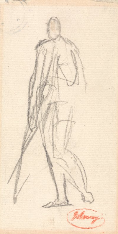 立像のスケッチ 作： George Romney