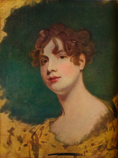 女性の頭のスケッチ、18世紀 作： George Romney