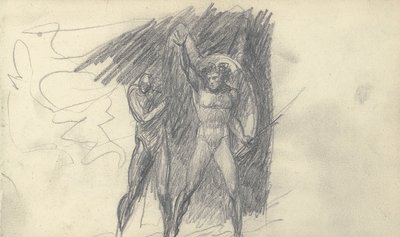 スケッチブックの描画 作： George Romney