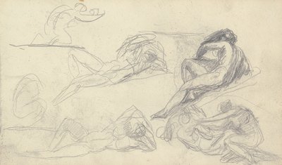 スケッチブックの描画 作： George Romney