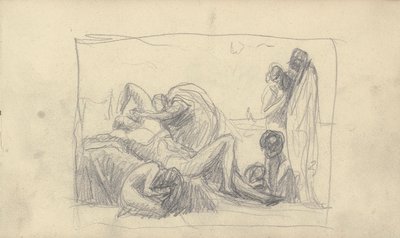スケッチブックの描画 作： George Romney