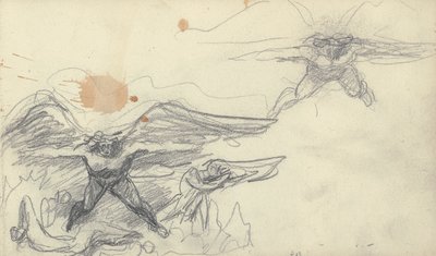 スケッチブックの描画 作： George Romney