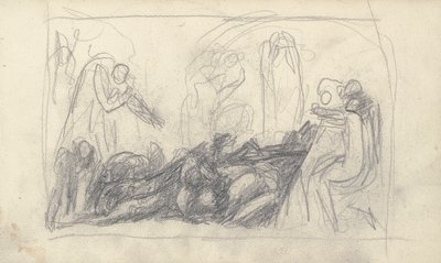 スケッチブックの描画 作： George Romney