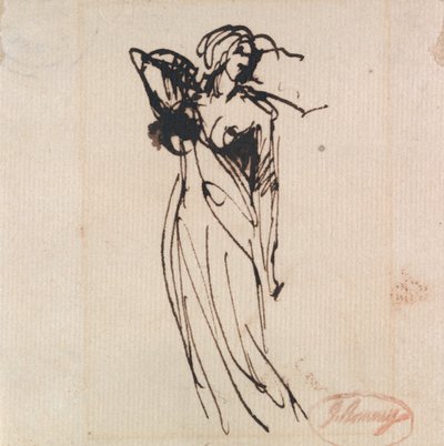 女性立像 作： George Romney