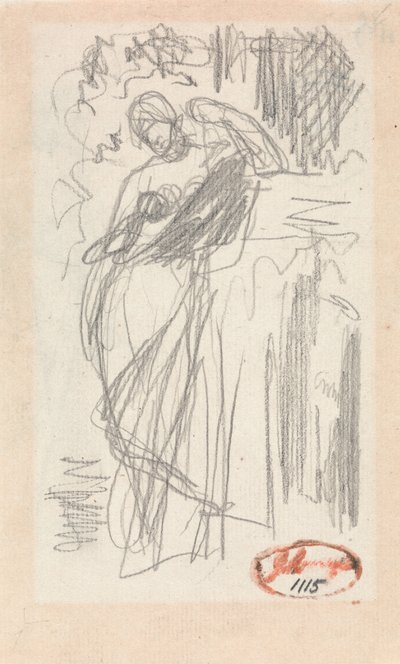 立つ女性 作： George Romney