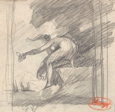 スーザンのための習作『海が轟いていた頃』 作： George Romney