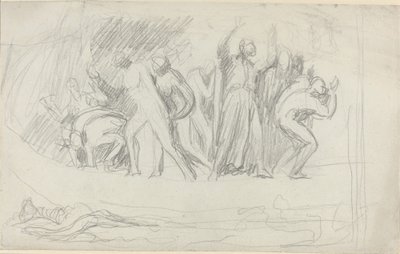 「大洪水」のための習作 作： George Romney