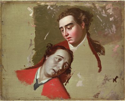 ケベックでのウルフ将軍の死に関する研究、1762-63 作： George Romney