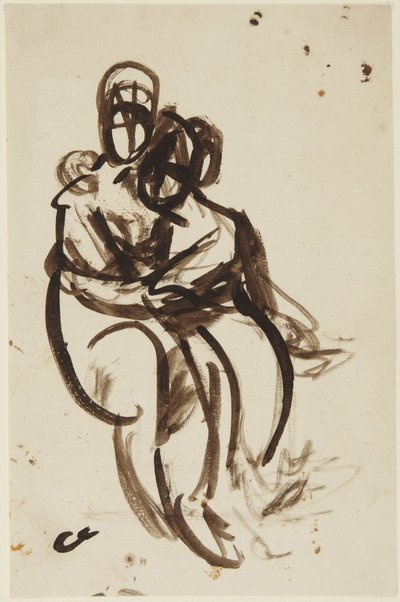 ミルナー姉妹の肖像画の下絵 作： George Romney